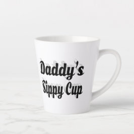 パパおもしろいファーズデー カフェラテマグ