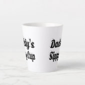 パパおもしろいファーズデー カフェラテマグ (正面)