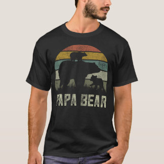 パパおもしろいベアシャツ、Cub 2キッズファーザーデイグラ Tシャツ