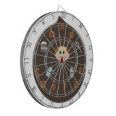 パパおもしろいモンスターがコーヒーダーツボードを大好き ダーツボード (正面左)