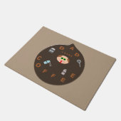 パパおもしろいモンスターコーヒードアマットが大好き ドアマット (アングル)