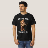パパおもしろい初期のキャヴェマンTシャツ Tシャツ (正面フル)