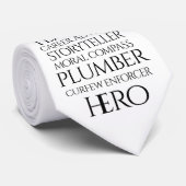 パパおもしろい求職者ラベルクラウドの定義 ネクタイ (ロール)