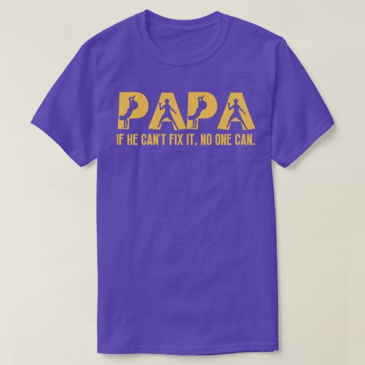 パパおもしろい誕生日4 Tシャツ (デザイン正面)