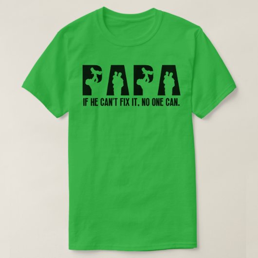 パパおもしろい誕生日8 Tシャツ (デザイン正面)