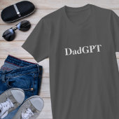 パパおもしろい誕生日DadGPT Powered by AI & パパJoke Tシャツ