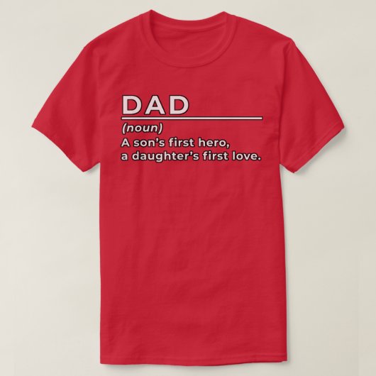 パパおもしろい(名詞) A Sons First Hero A Nuters Fi Tシャツ (デザイン正面)