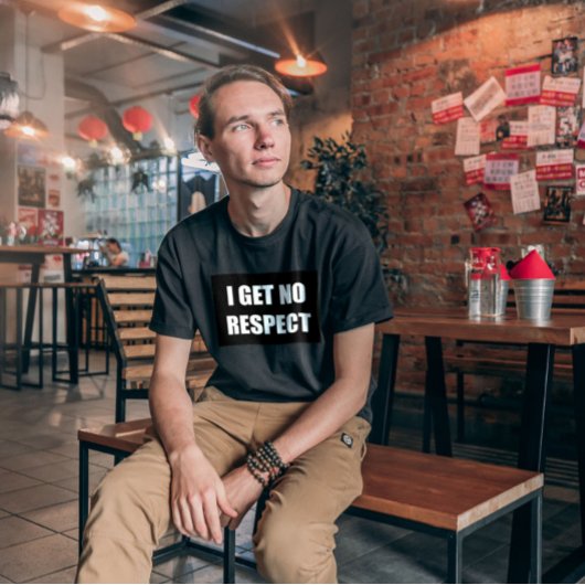 パパおもしろいTシャツに敬意を払わない Tシャツ