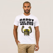 パパおもしろいTシャツハグモンスター Tシャツ (正面フル)