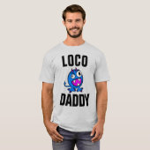 パパおもしろいTシャツロコダディ Tシャツ (正面フル)