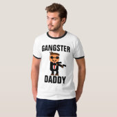 パパおもしろいTシャツ、ギャング・ダディ Tシャツ (正面フル)