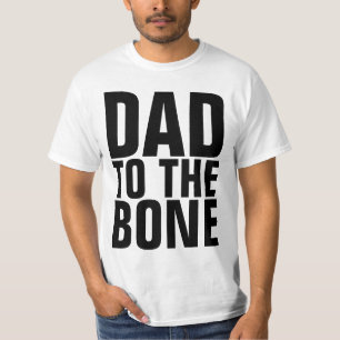 パパおもしろいTシャツ、骨Tシャツへのパパ Tシャツ