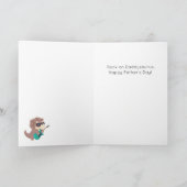 パパおもしろいYou Rock恐竜プン父のデイカード カード (内部)