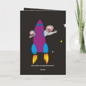 パパお前が俺のスターだ！父の日のカード カード (裏面)