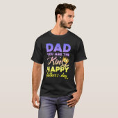 パパお前が王の幸せ Tシャツ (正面フル)