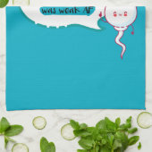 パパお前の引き出しゲームが弱くて嬉しい キッチンタオル (折り畳み)