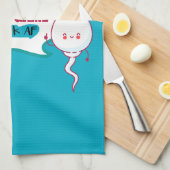 パパお前の引き出しゲームが弱くて嬉しい キッチンタオル (四つ折り)