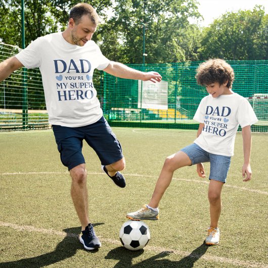 パパお前は私のスーパーヒーロー限定版の父の日 Tシャツ