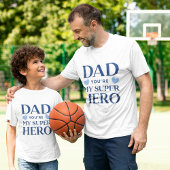 パパお前は私のスーパーヒーロー限定版の父の日 Tシャツ
