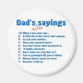 パパお気に入りのことわざ磁石 マグネット