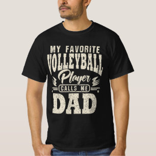 パパお気に入りのバレーボールのプレイヤーから電話 Tシャツ