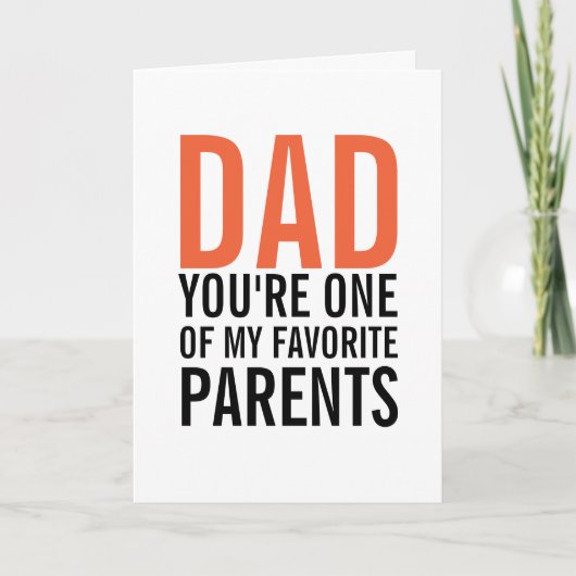 パパお気に入りの親父のデイカード カード (正面)