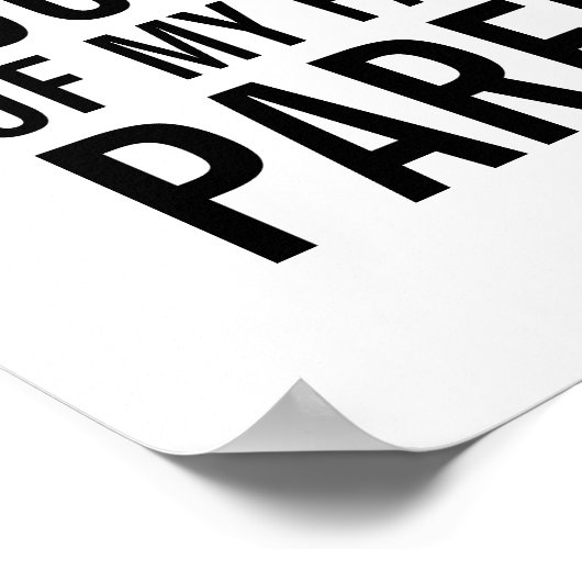 パパお気に入りの親父の日のポスター ポスター (角)