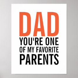 パパお気に入りの親父の日のポスター ポスター