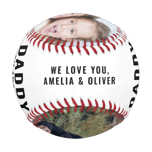 パパお父さんのお父さんの2日目の写真 野球ボール (裏面)