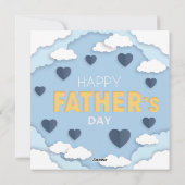 パパお父さんの日の挨拶 シーズンカード (裏面)