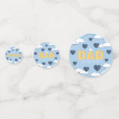 パパお父さんの日、私はあなたを愛している コンフェッティ (裏面)