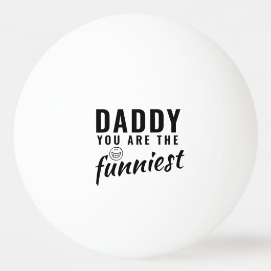 パパお父さん最高のお父さんの日 卓球ボール (正面)
