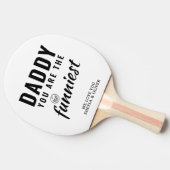 パパお父さん最高のお父さんの日 卓球ラケット (横)