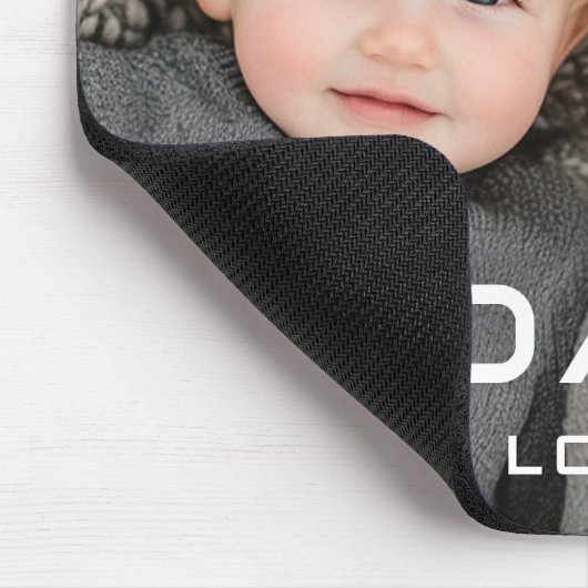 パパお父モダンさんの日写真が大好き マウスパッド (コーナー)