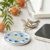 パパお父様の日の贈り物、私はあなたを愛している キーホルダー (側面)