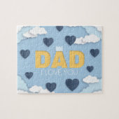 パパお父様の日の贈り物、私はあなたを愛している ジグソーパズル (横)
