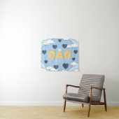 パパお父様の日の贈り物、私はあなたを愛している タペストリー (インサイチュ(横))