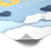 パパお父様の日の贈り物、私はあなたを愛している ポスター (角)