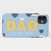 パパお父様の日の贈り物、私はあなたを愛している Case-Mate iPhoneケース (裏面(横))