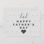 パパお誕生日おめでとう♥️ ポストカード (正面/裏面)