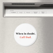 パパからのギフト、疑わしい場合は、コールパパマグネット マグネット (インサイチュ (食洗機))