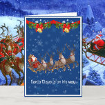 パパからのチャイルドカードChristmas Card Santa カード<br><div class="desc">今度はなんておもしろいの時だろう。文字を追加または変更する場合は、必ず子/子の名前を追加する。</div>