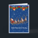 パパからのチャイルドカードChristmas Card Santa カード<br><div class="desc">今度はなんておもしろいの時だろう。文字を追加または変更する場合は、必ず子/子の名前を追加する。</div>