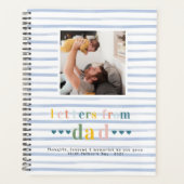 パパからの文字 | 父の日パーソナライズされた プランナー手帳 (正面)