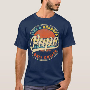 パパがおじいちゃん好きなのクールONLYヴィンテージレトロ Tシャツ