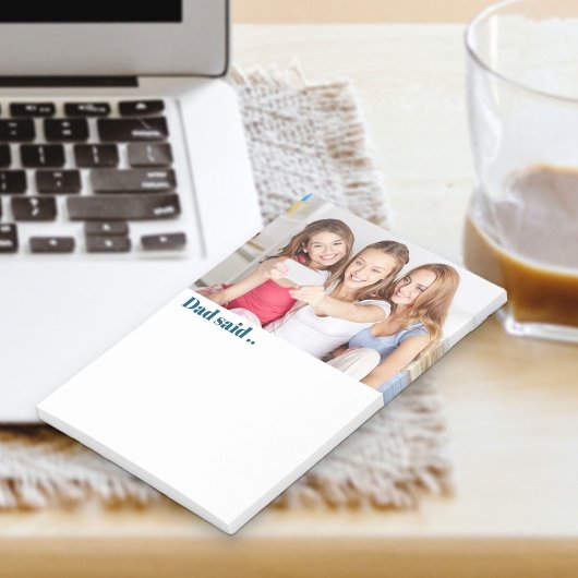 パパがおもしろいカスタム写真 ポストイット