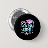 パパがやってくれた 卒業 おめでとう 誇り proud dad 缶バッジ (正面&裏面)