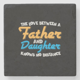 パパがパパと娘の愛を贈る ストーンコースター