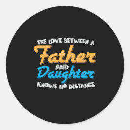 パパがパパと娘の愛を贈る ラウンドシール