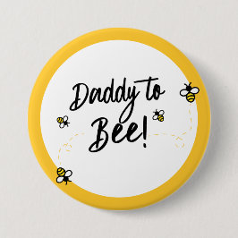 パパがビーのお父さんに|ビーテーマベビーシャワー 缶バッジ